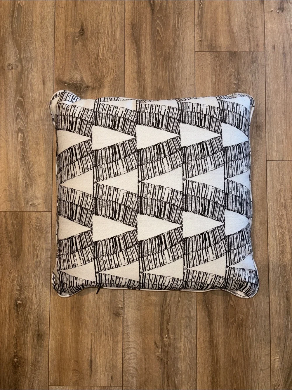 Black & White Throw Pillow